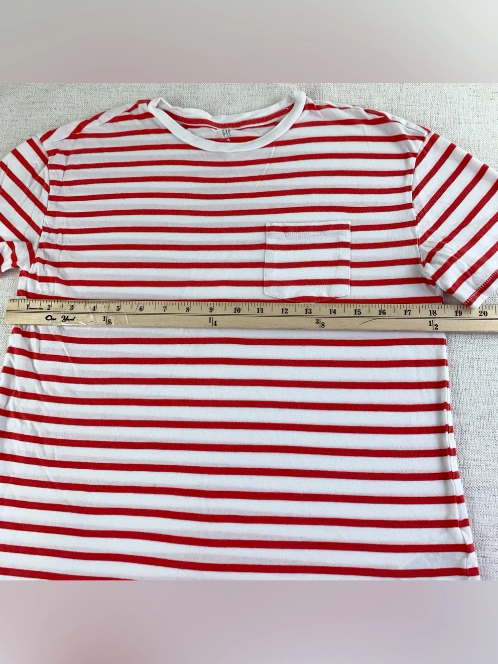 Gap boy's set of 3 short sleeve striped graphic tee crew neck size XL